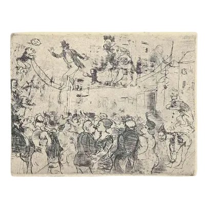 Franco Gentilini, Figures, Offset Print, 1970s For Sale
