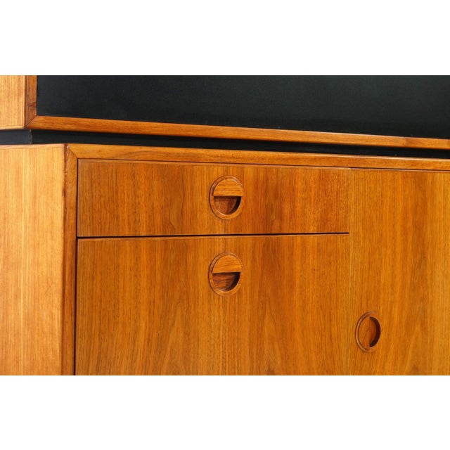 Danish Modern Custom Bar or Secretary Cabinet by H.G. Furniture, 1960s For Sale In Orlando - Image 6 of 13