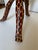 Burnt Umber Vintage African Tribal Unity Sculpture Bowl Holder Handcarved Wooden Stand For Sale - Image 8 of 12