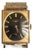 Longines Vintage Rectangular Gold Filled Watch Black Dial For Sale