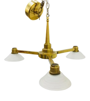Mid 20th Century Modern French Art Deco Chandelier