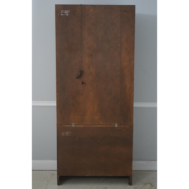 Ethan Allen Maple 2 Door China Cabinet For Sale - Image 16 of 18