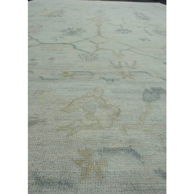 Early 21st Century Turkish Oushak Rug 10'5" x 14'4" #18691 For Sale - Image 5 of 8