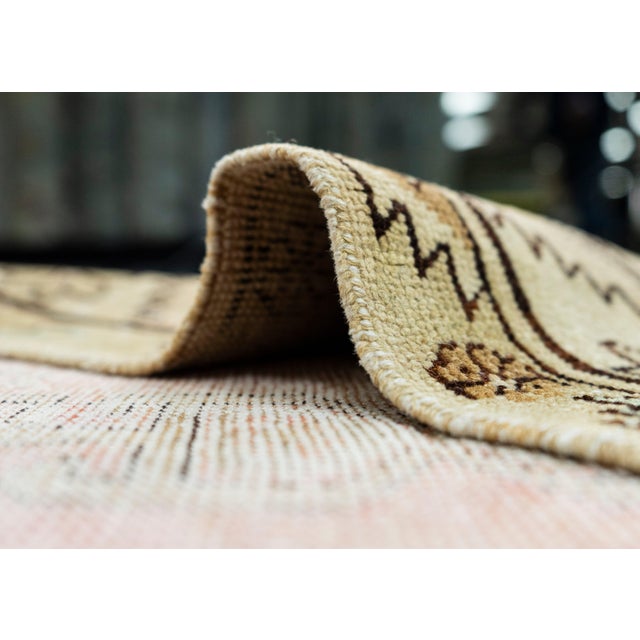 Textile Turkish Vintage Rug 3'4" x 5'5" #19806 For Sale - Image 7 of 8