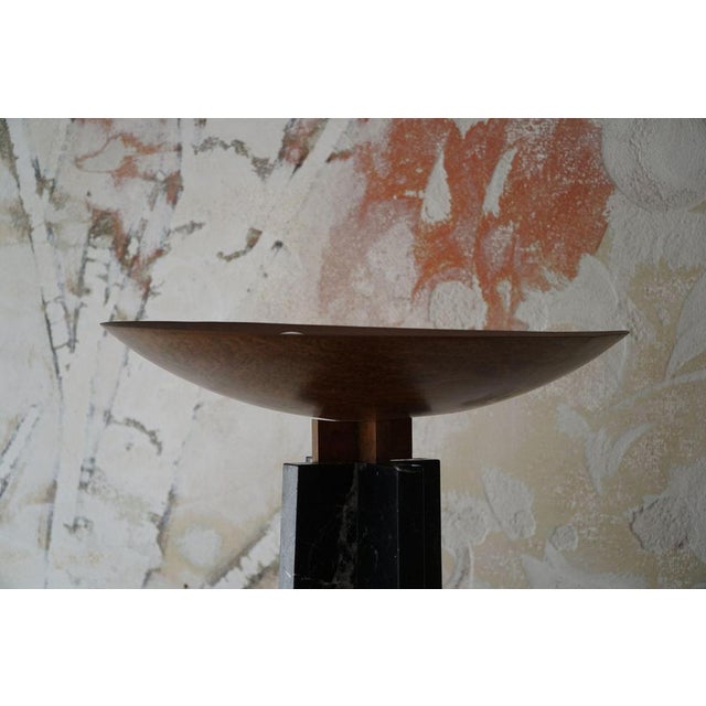 1980s Italian Floor Lamp in Copper and Marble by Massimo & Lella Vignelli, 1986 For Sale - Image 5 of 18