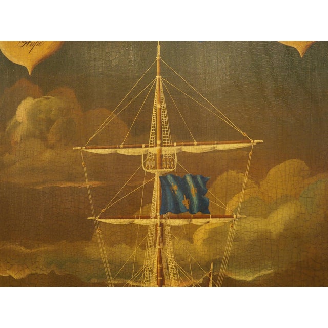 Pair of 17th Century Style French Navy Lithographs, the St. Philippe, C. 1970s For Sale - Image 13 of 18