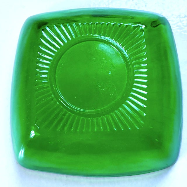 Mid Century Modern Depression Glass Plates & Bowls by Anchor Hocking- 8 Pieces For Sale In New York - Image 6 of 8
