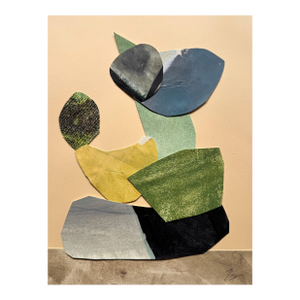"Magic Still Exists 3" Original Mixed-Media Collage on Paper by Zac Woodiel