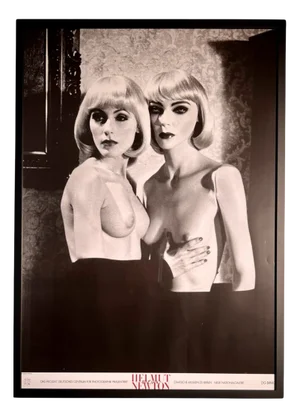 Helmut Newton, “Work” Exhibition Poster, Neue Nationalgalerie Berlin, 1.11.2000-7.1.2001, Framed