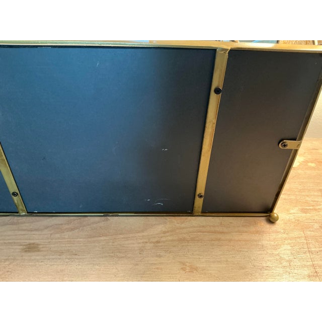 Mid-Century Modern Footed Brass Vanity Tray For Sale In Chicago - Image 6 of 6