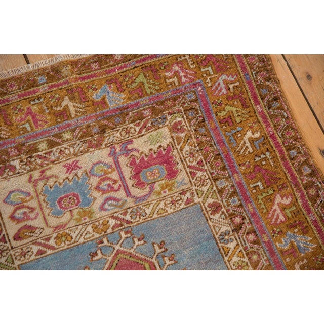 Textile Vintage Distressed Oushak Rug - 3'4" X 5'9" For Sale - Image 7 of 10