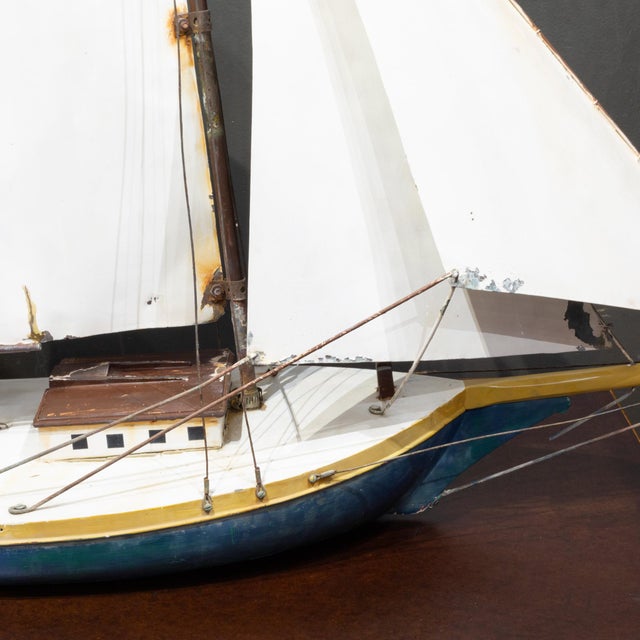 Vintage Seafood Restaurant Ship Model Exterior Display c.1960 For Sale In San Francisco - Image 6 of 14