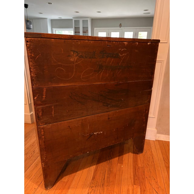 Antique Mahogany Chest of Drawers For Sale In Chicago - Image 6 of 7