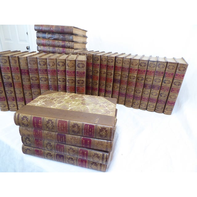 Late 19th Century Collection of Antique Leather Bindings - Set 38 For Sale - Image 5 of 5
