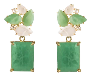 Seville Earrings Base Metal, Clip On