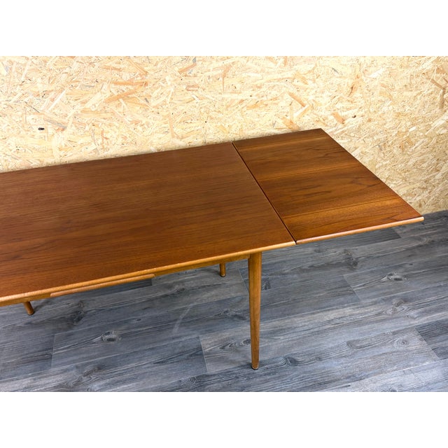 Vintage Danish Teak Dining Table, 1960s For Sale - Image 11 of 18