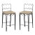 Pair of 'Méandre' Counter Stools by Design Frères For Sale