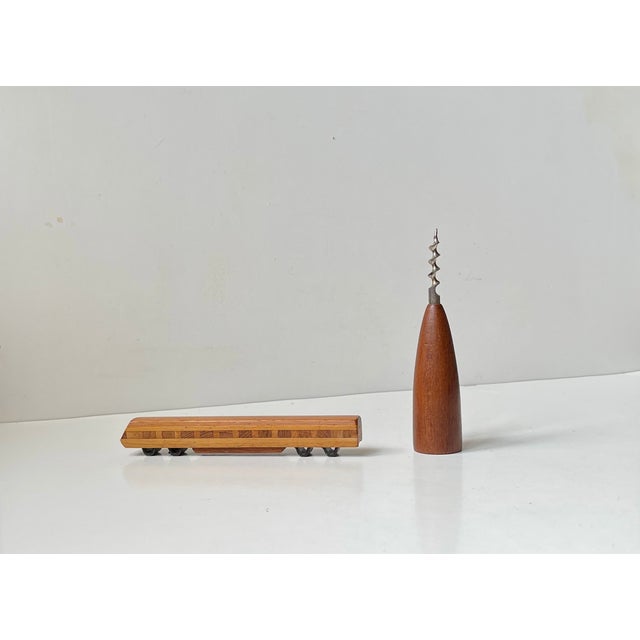 Mid-Century Scandinavian Rocket Wine Opener & Train Bottle Opener, 1960s, Set of 2 For Sale - Image 9 of 9