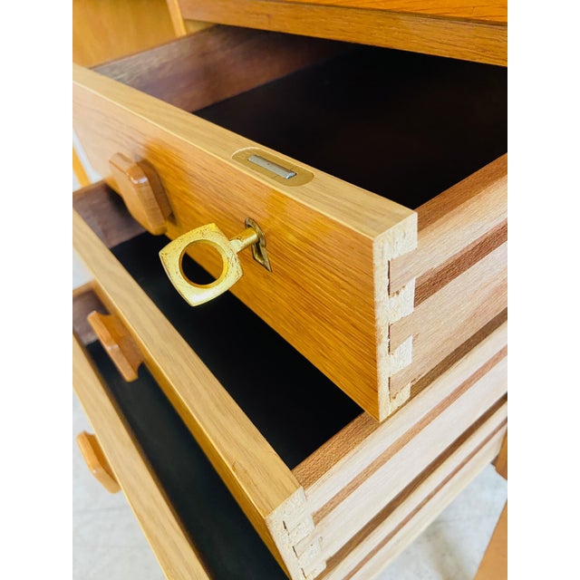 Mid-Century Danish Oak Desk from Domino Møbler, 1960s For Sale - Image 16 of 18