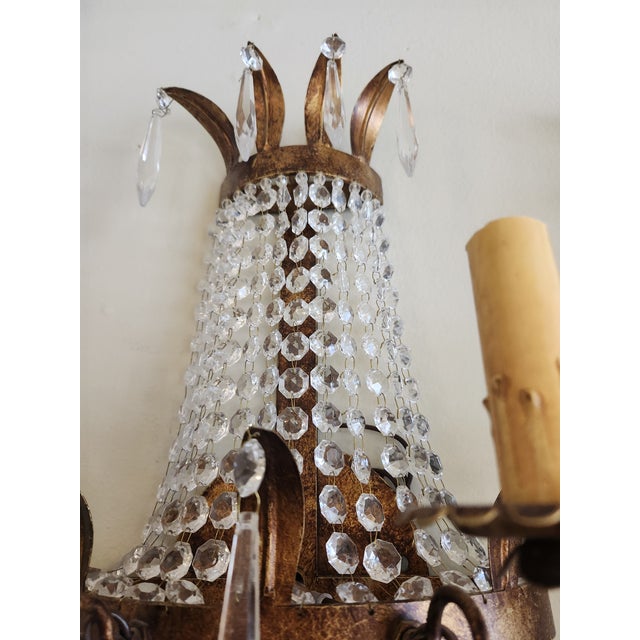 1990s Empire Style Wall Light - a Pair For Sale - Image 4 of 5