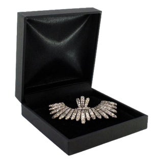 Gold and Silver Brooch For Sale