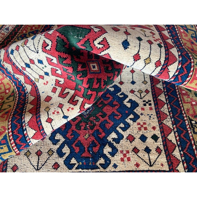 Antique Caucasian Kazak Rug 1.82m X 0.97m, 1920s For Sale - Image 15 of 18