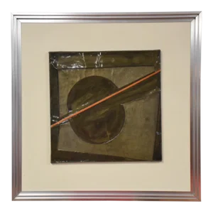 3D Tin Abstract Signed Art