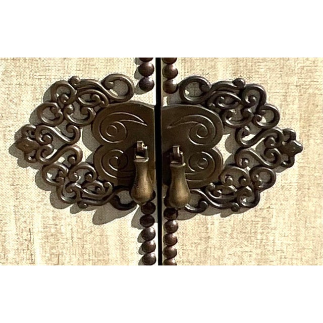 Wood Vintage Boho Arteriors Chelsey 60 Dry Bar Cabinet For Sale - Image 7 of 8