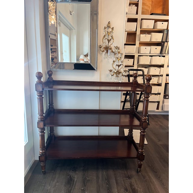 Vintage Mahogany Buffet Table For Sale In New York - Image 6 of 6