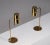 Pair of brass table lamps by Hans-Agne Jakobsson in great original condition. Produced by Hans-Agne Jakobsson, Markaryd,...