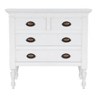 Easterbrook 4 Drawer Chest, White For Sale