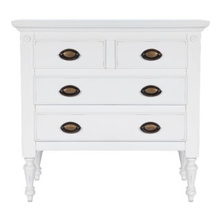 Easterbrook 4 Drawer Chest, White For Sale