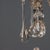 Chandelier in Burnished Metal For Sale - Image 5 of 11