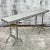 Gray Vintage Boho Nailhead Plaster Console Table For Sale - Image 8 of 11