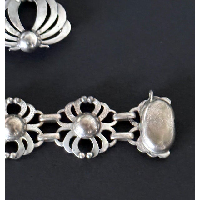 Rare Sterling Silver Jewelry Suite by The Kalo Shop For Sale - Image 10 of 18
