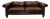 Ralph Lauren Colonial Leather High End Designer Sofa Couch Brass Caps For Sale