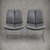 Modern Vintage Pieff Leather and Chrome Dining Chairs by Tim Bates for Harrods, 1970s, Set of 2 For Sale - Image 3 of 10