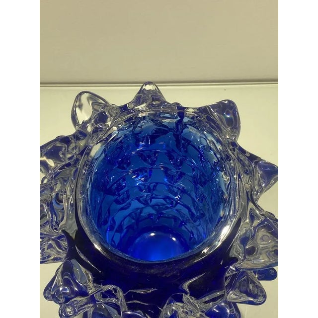 Rostrato Blue Murano Glass Vase from Simeng For Sale - Image 4 of 8