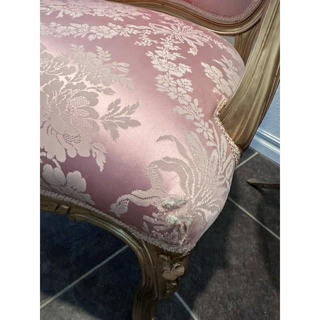 French Provincial 1990s Salon Chair - French Provincial Style For Sale - Image 3 of 5