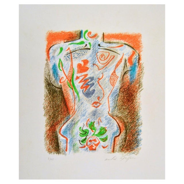 André Masson, Torse Tatoué, Lithograph, 1947 For Sale