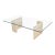 Post Modern Travertine Coffee Table For Sale