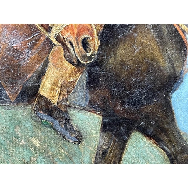 Edward Lloyd of Ellesmere (1818–1901) Victorian Equestrian Oil Painting Travelling to Chester Dated 4 August 1874 For Sale - Image 6 of 18