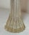 Antique Handmade Czech Moser Cut Gold Gilded Glass Crystal Bud Flower Vase For Sale - Image 10 of 11