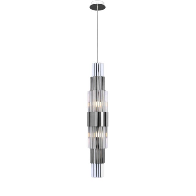 Collection Spiga Suspension in Metal and Glass by Jago For Sale