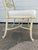Vintage 1960s Hollywood Regency Style Aluminum Cast Patio Chair For Sale - Image 13 of 14