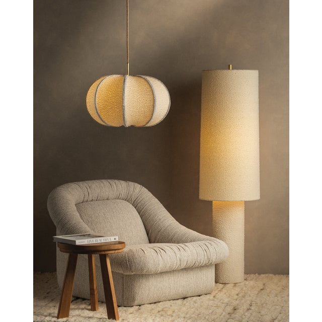 Mitzi Sam 15 in. 1 Light Floor Lamp in Aged Brass Finish For Sale - Image 11 of 14