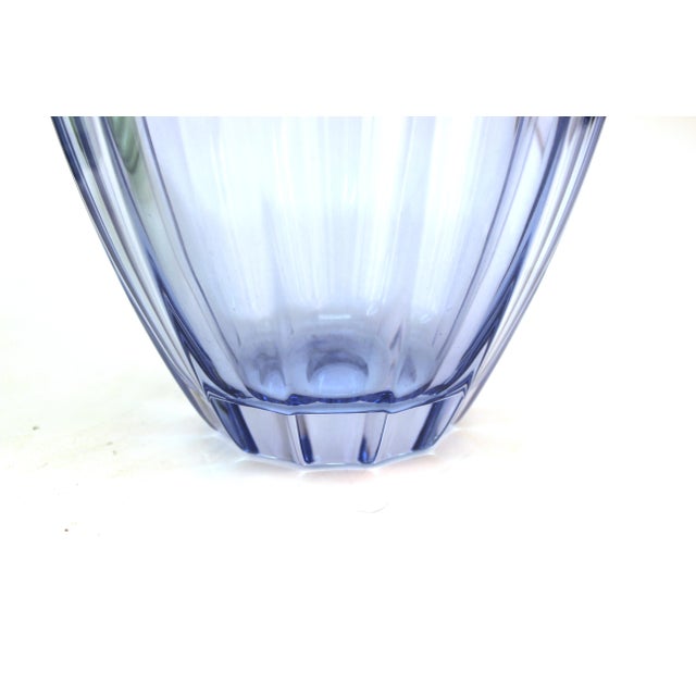 Villeroy & Boch Modern Style Glass Vases in Blue and Green a Pair