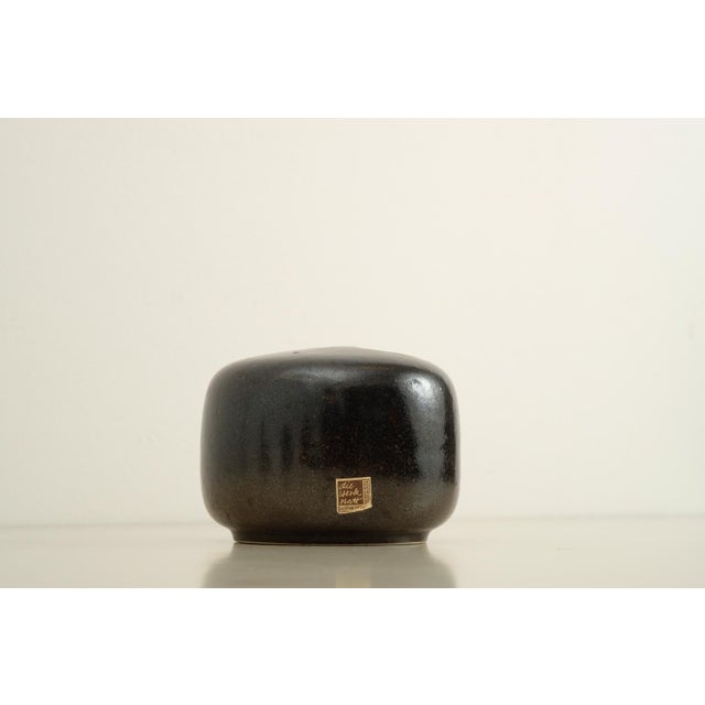 Mid-Century Modern Studio Ceramic Vase by Peter Guggenbühler, 1970s For Sale - Image 3 of 11