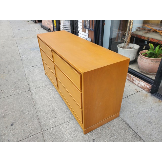 Wood Mid-Century Bleach Mahogany Dresser For Sale - Image 7 of 17