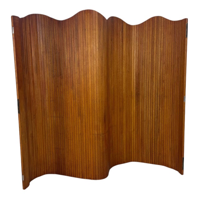 Pine Room Divider from S.N.S.A., France, 1930s For Sale